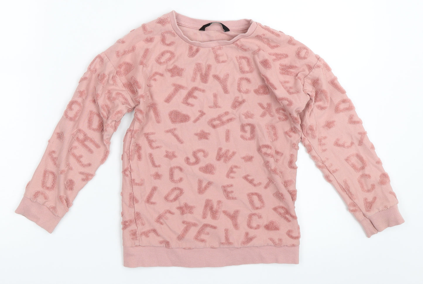 George Girls Pink   Pullover Sweatshirt Size 5-6 Years