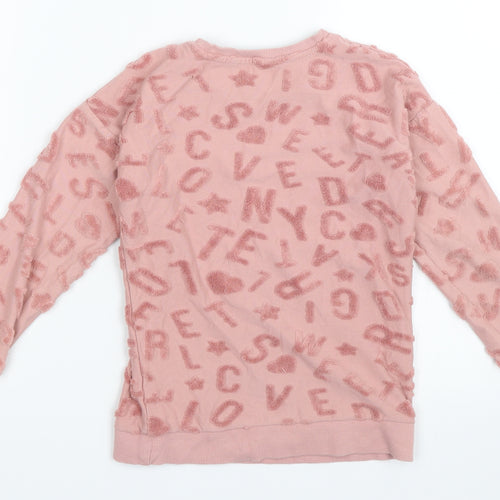 George Girls Pink   Pullover Sweatshirt Size 5-6 Years