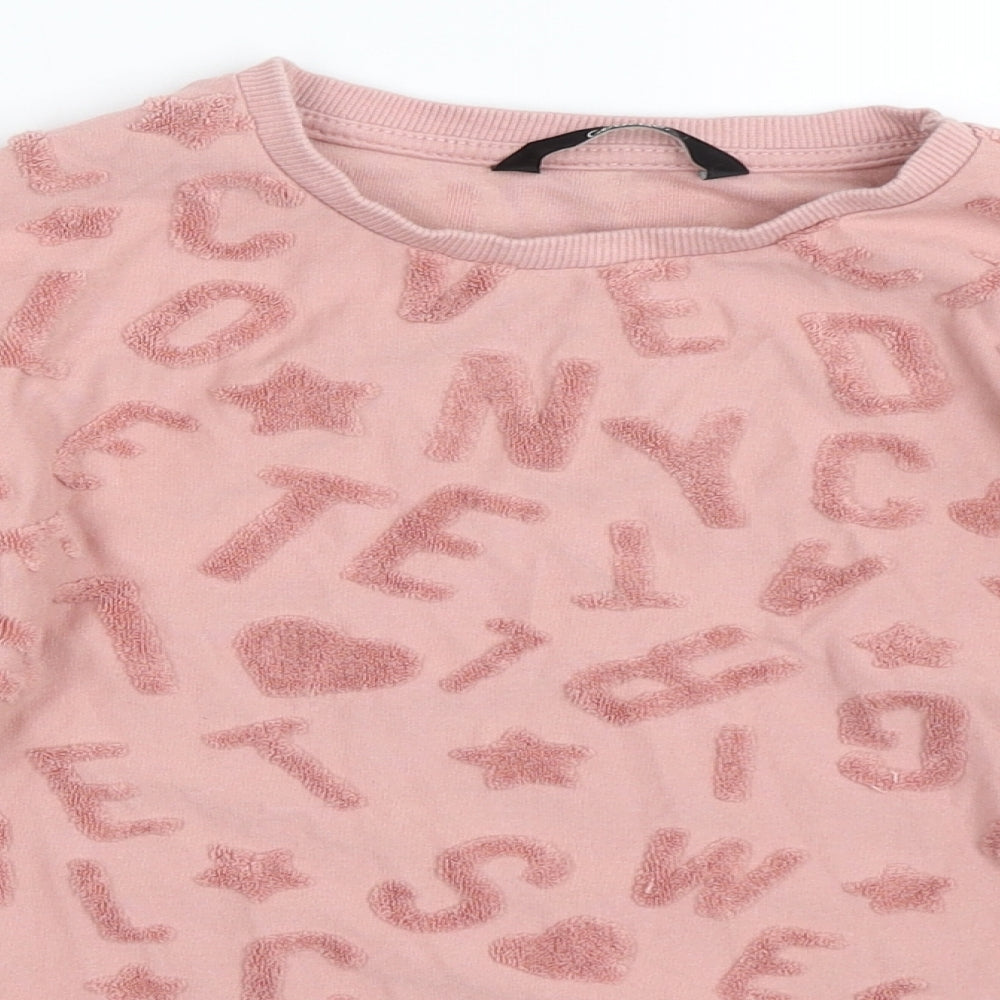 George Girls Pink   Pullover Sweatshirt Size 5-6 Years