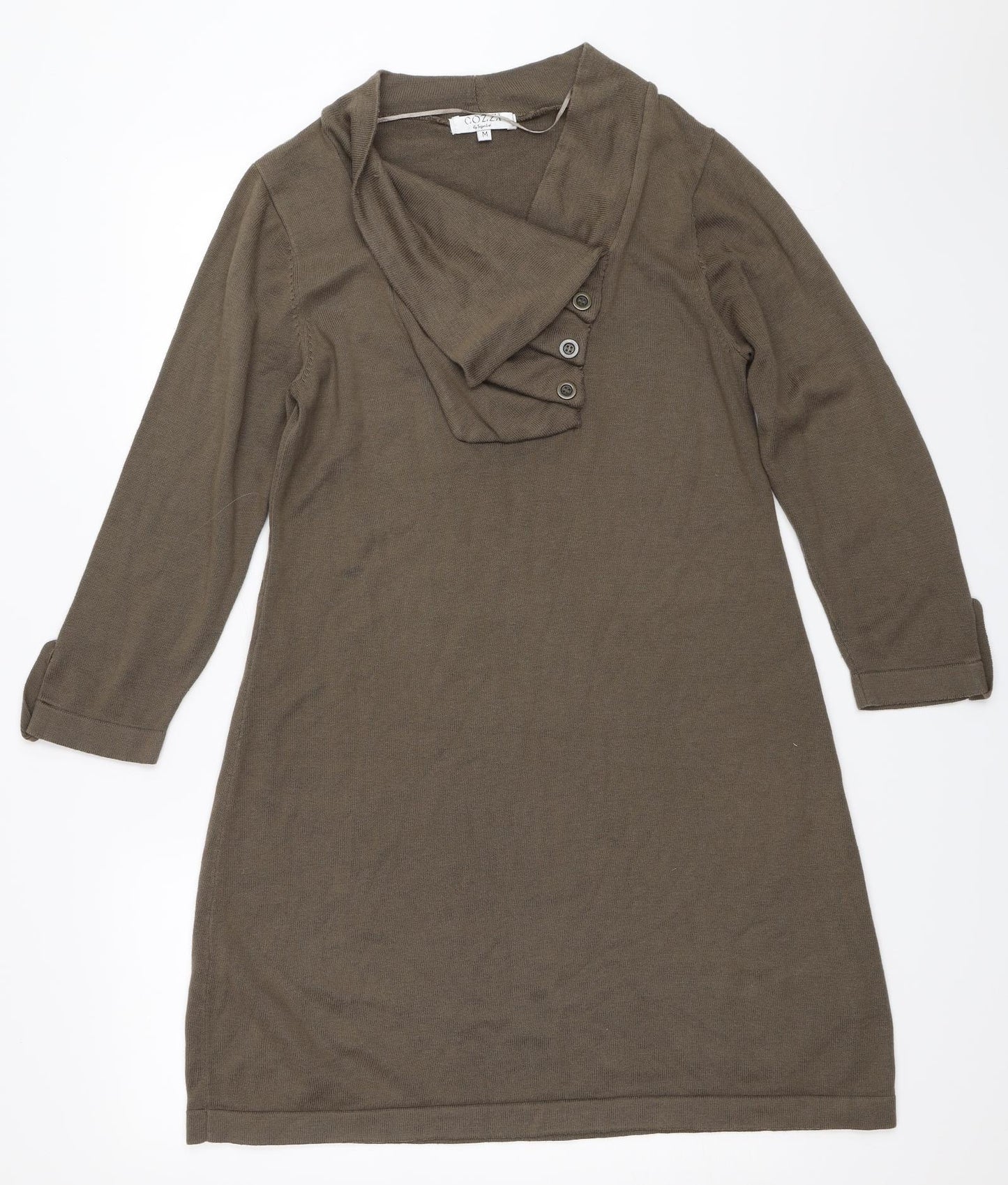 Cozzi Womens Green   Jumper Dress  Size M