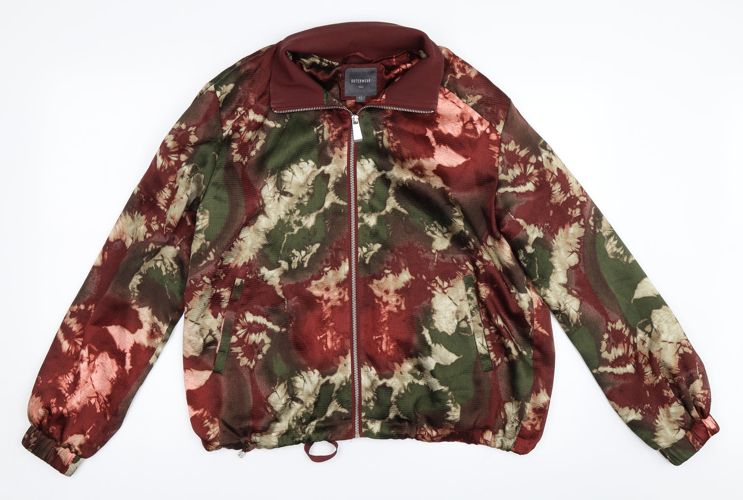 NEXT Womens Red   Bomber Jacket Jacket Size 12