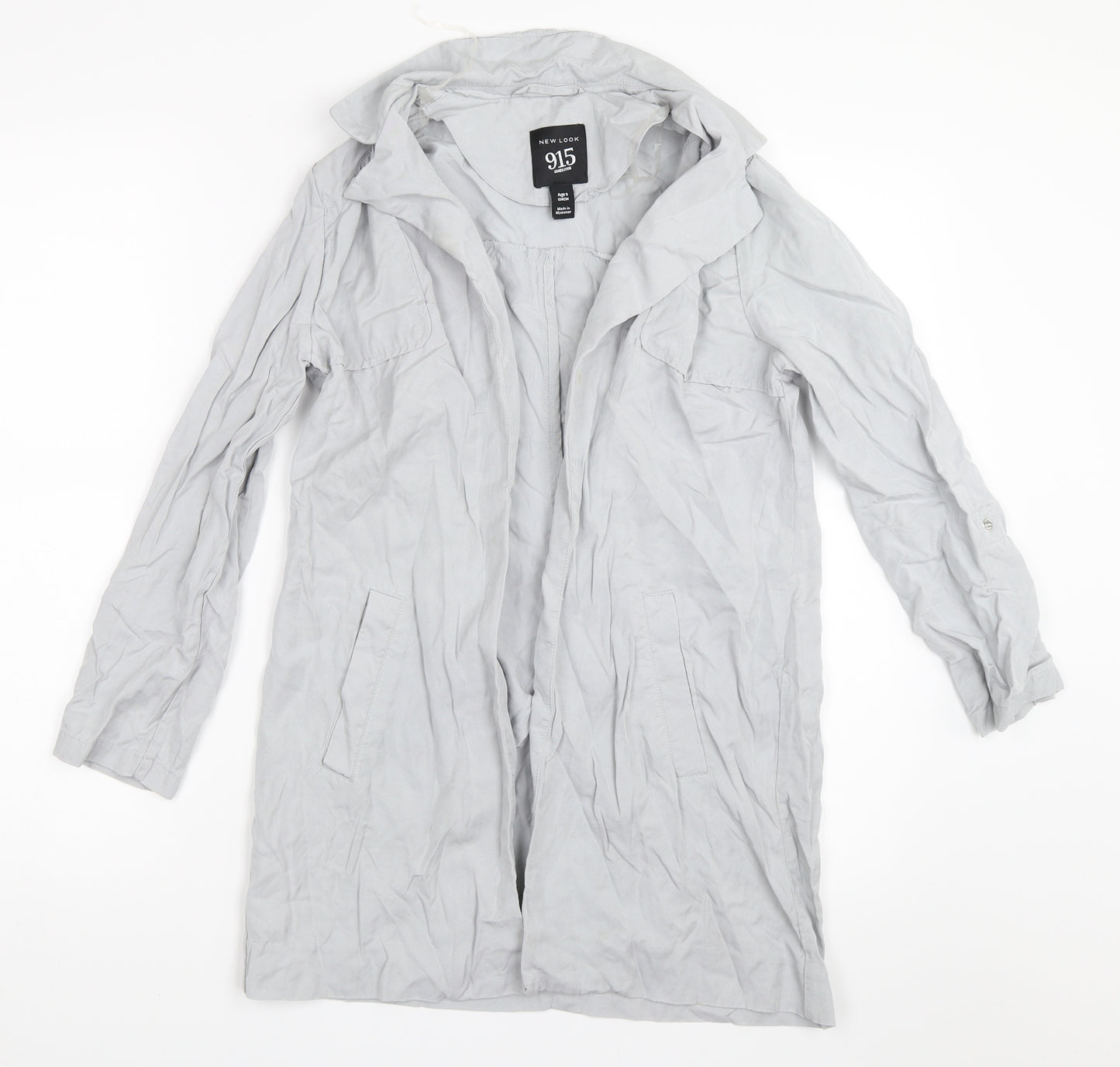 New Look Girls Grey   Jacket  Size 9 Years