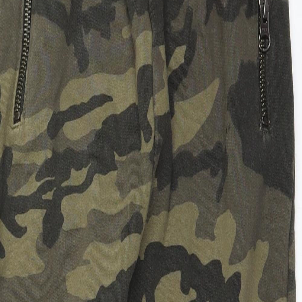 NEXT Boys Green Camouflage  Jogger Trousers Size 8 Years
