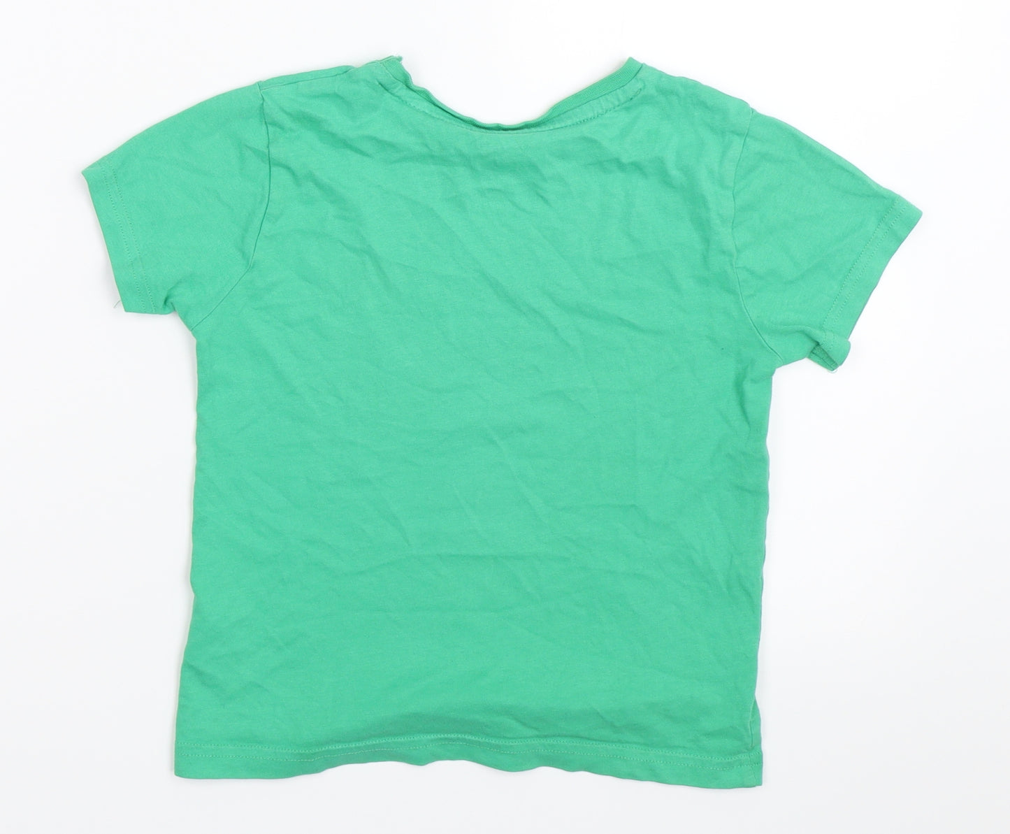 Primark Boys Green   Basic T-Shirt Size 5-6 Years  - toy story 4