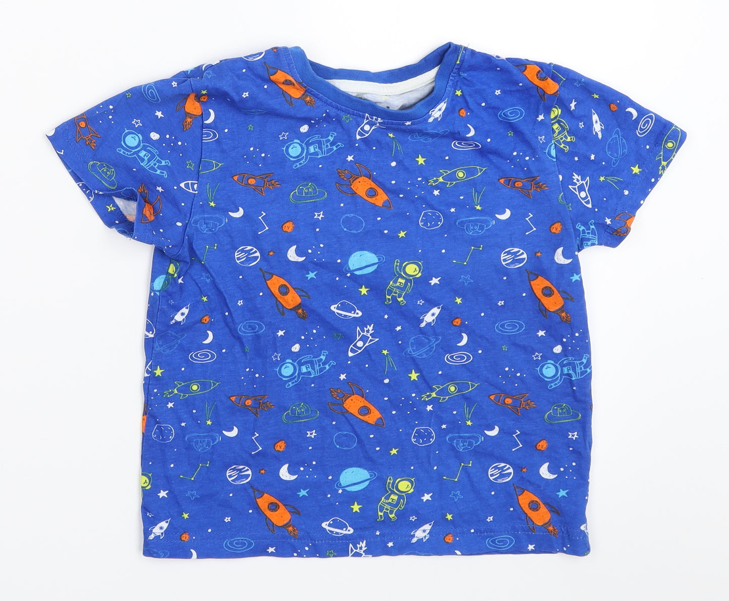 Pep&Co Boys Blue   Basic T-Shirt Size 5-6 Years