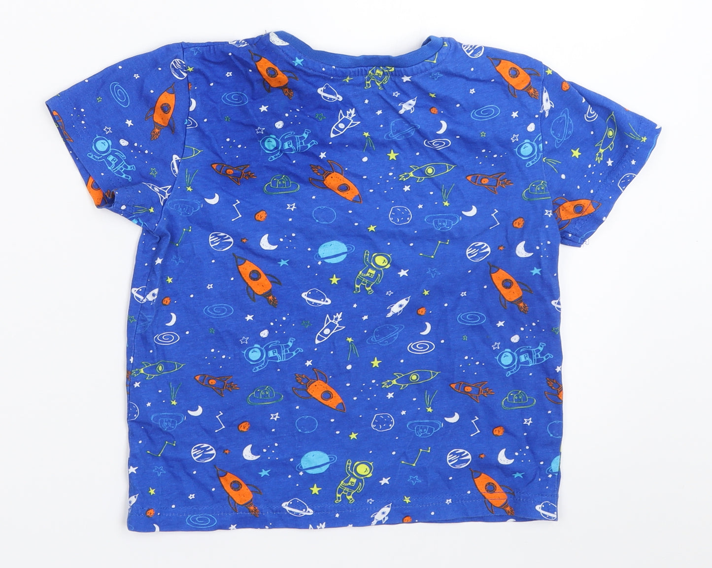 Pep&Co Boys Blue   Basic T-Shirt Size 5-6 Years