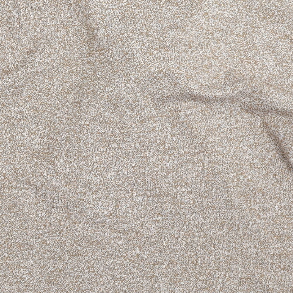 Monique Womens Beige   Pullover Jumper Size L