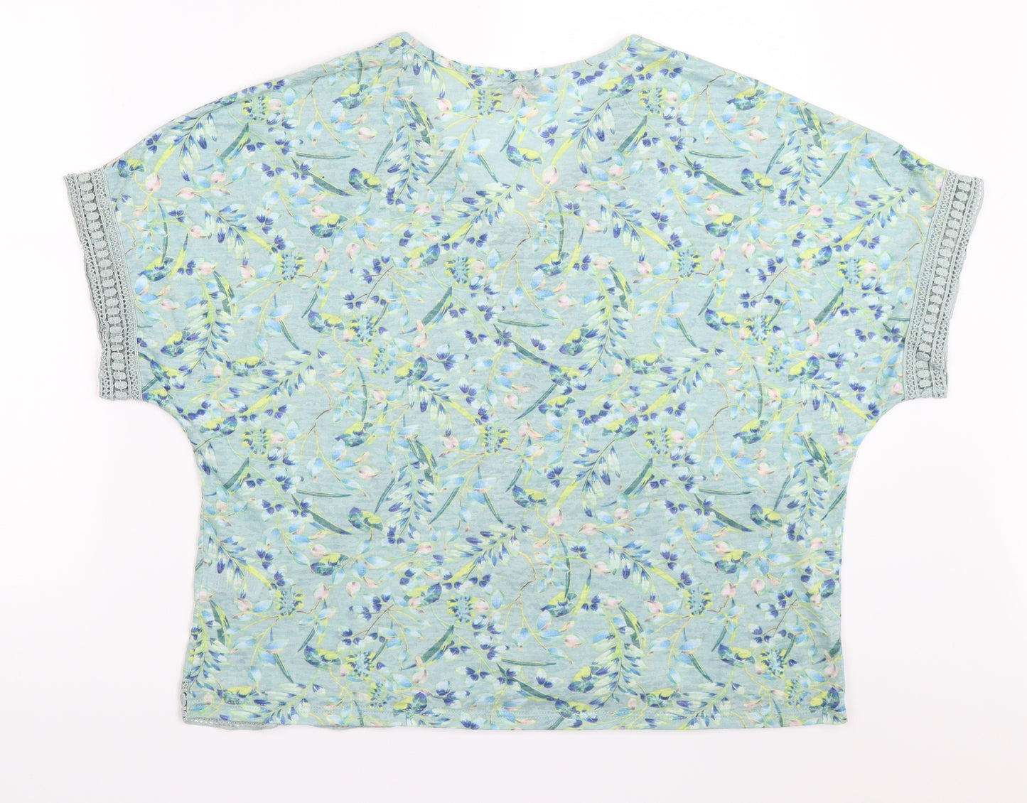 Per Una Womens Green   Basic T-Shirt Size 12