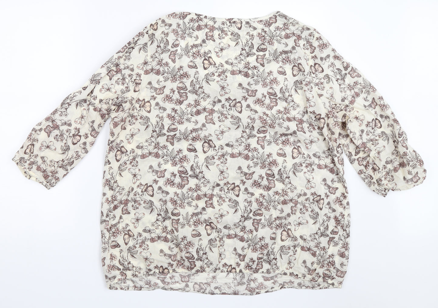 George Womens Ivory   Basic Blouse Size 18