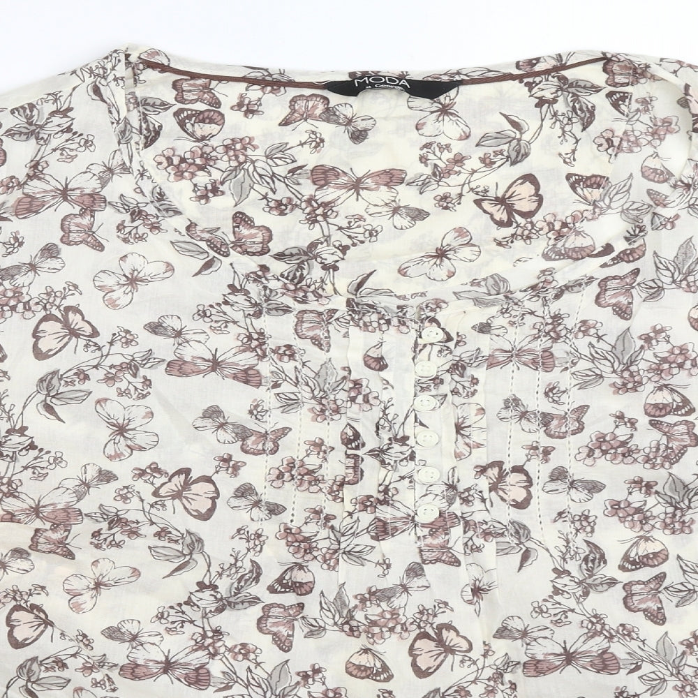 George Womens Ivory   Basic Blouse Size 18