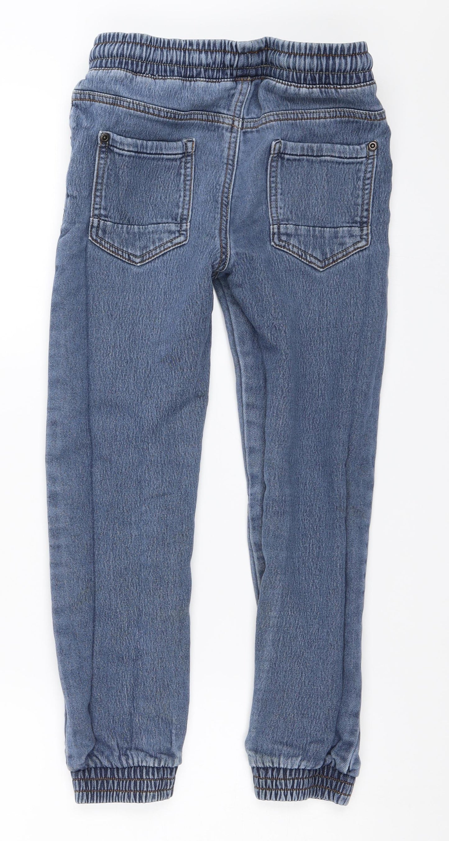 Matalan Boys Blue  Denim Jogger Trousers Size 9 Years