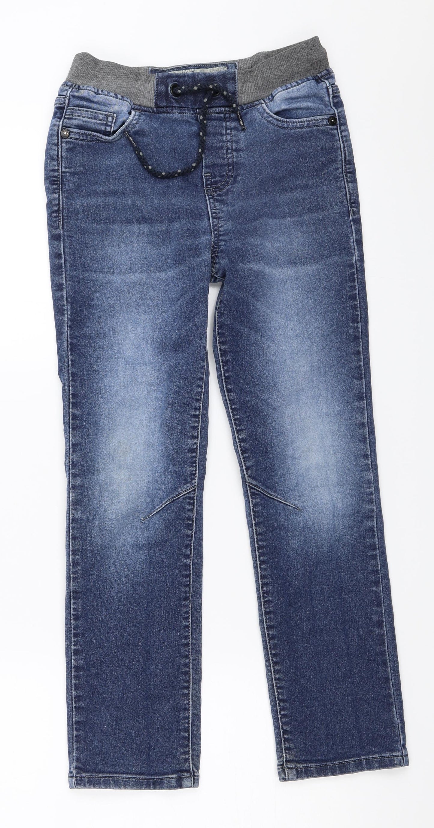 Primark Boys Blue  Denim Straight Jeans Size 9-10 Years