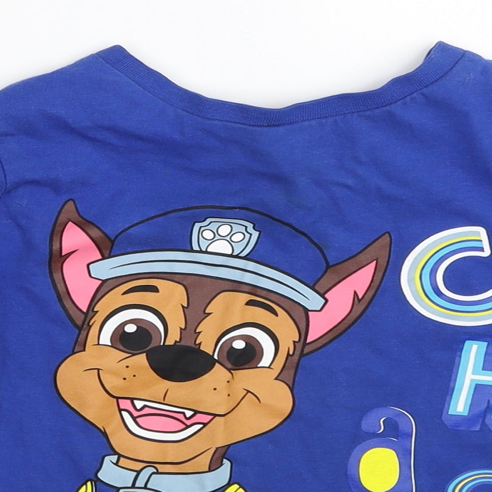 George Boys Black   Basic T-Shirt Size 18-24 Months  - paw patrol