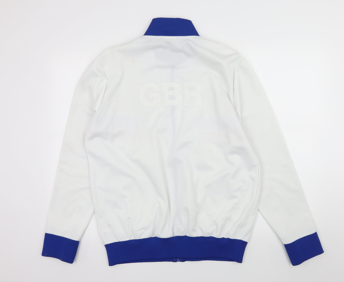 GBR Sport  Mens White  Jersey Pullover Sweatshirt Size M
