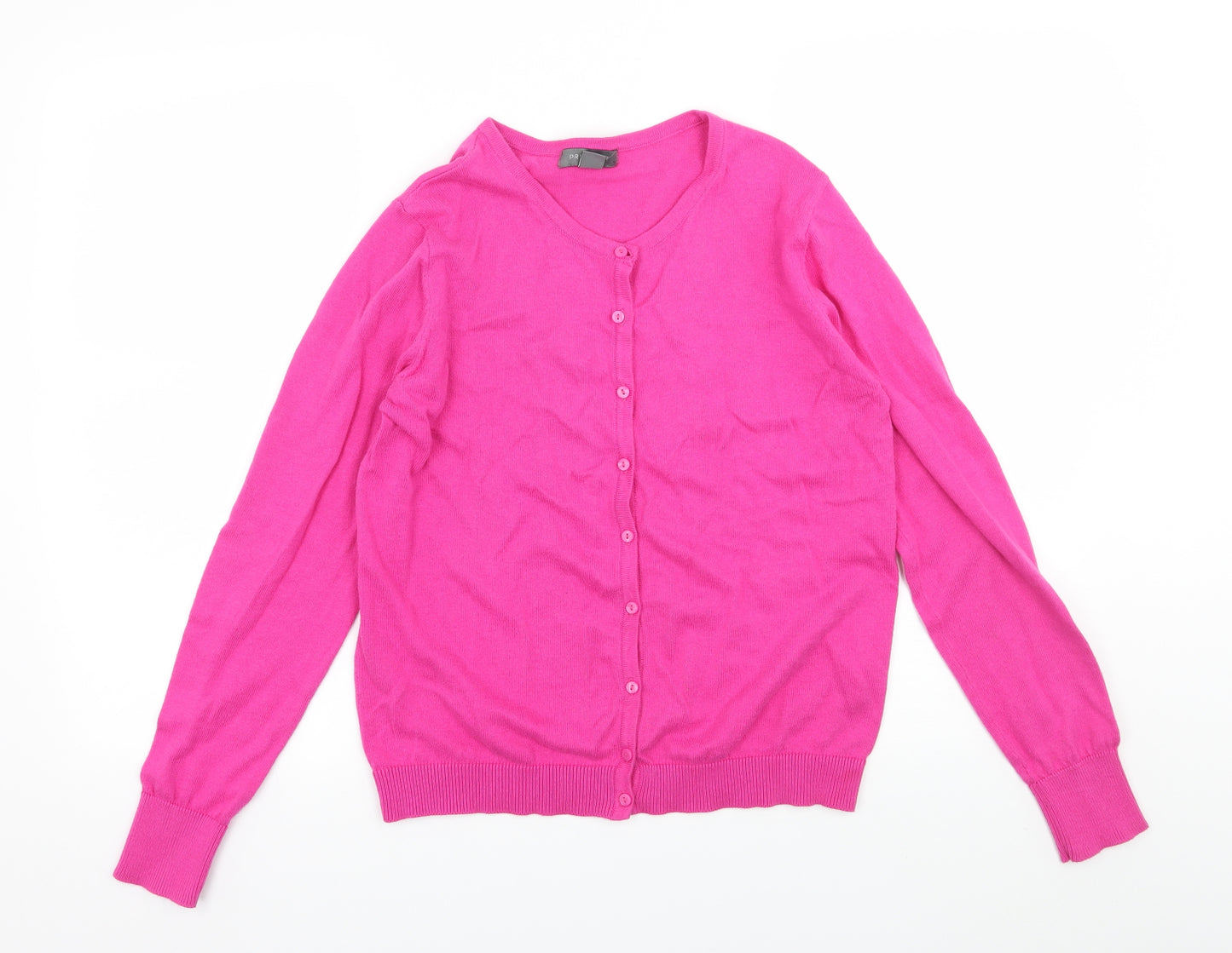 Primark Womens Pink  Knit Cardigan Jumper Size 12