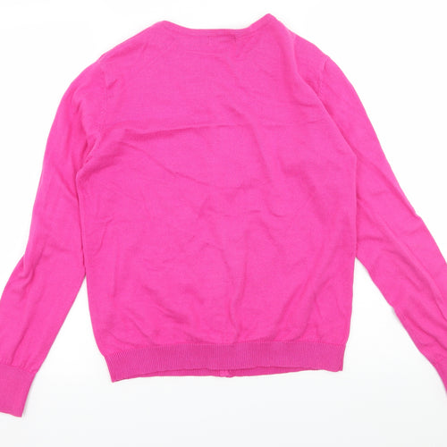 Primark Womens Pink  Knit Cardigan Jumper Size 12