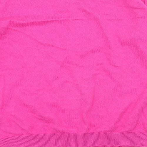 Primark Womens Pink  Knit Cardigan Jumper Size 12