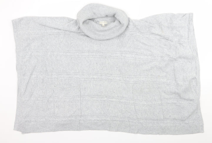 Monsoon Womens Grey  Knit Pullover Jumper Size S