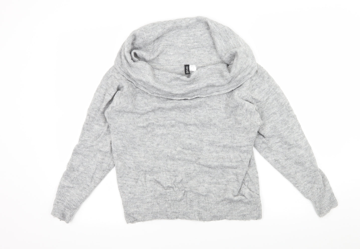 Divided by H&M Womens Grey  Knit Pullover Jumper Size S