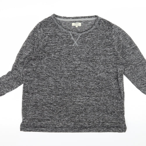 Papaya Womens Grey  Jersey Pullover Jumper Size 14