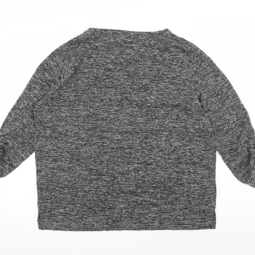 Papaya Womens Grey  Jersey Pullover Jumper Size 14