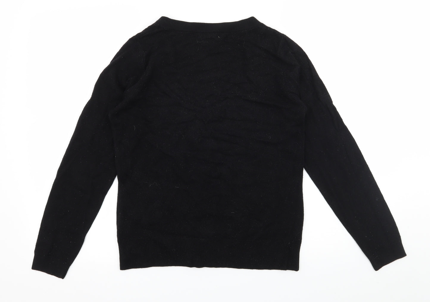 TU Womens Black  Knit Cardigan Jumper Size 12