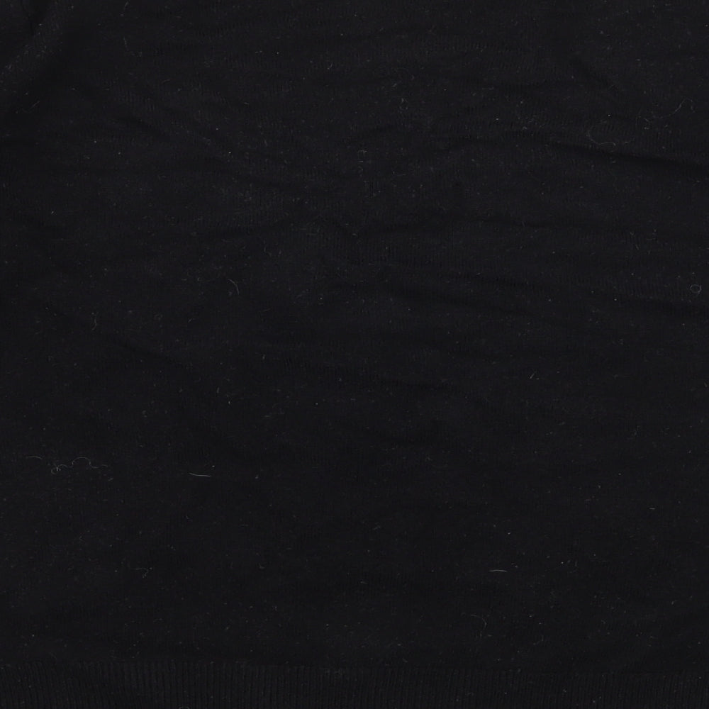 TU Womens Black  Knit Cardigan Jumper Size 12