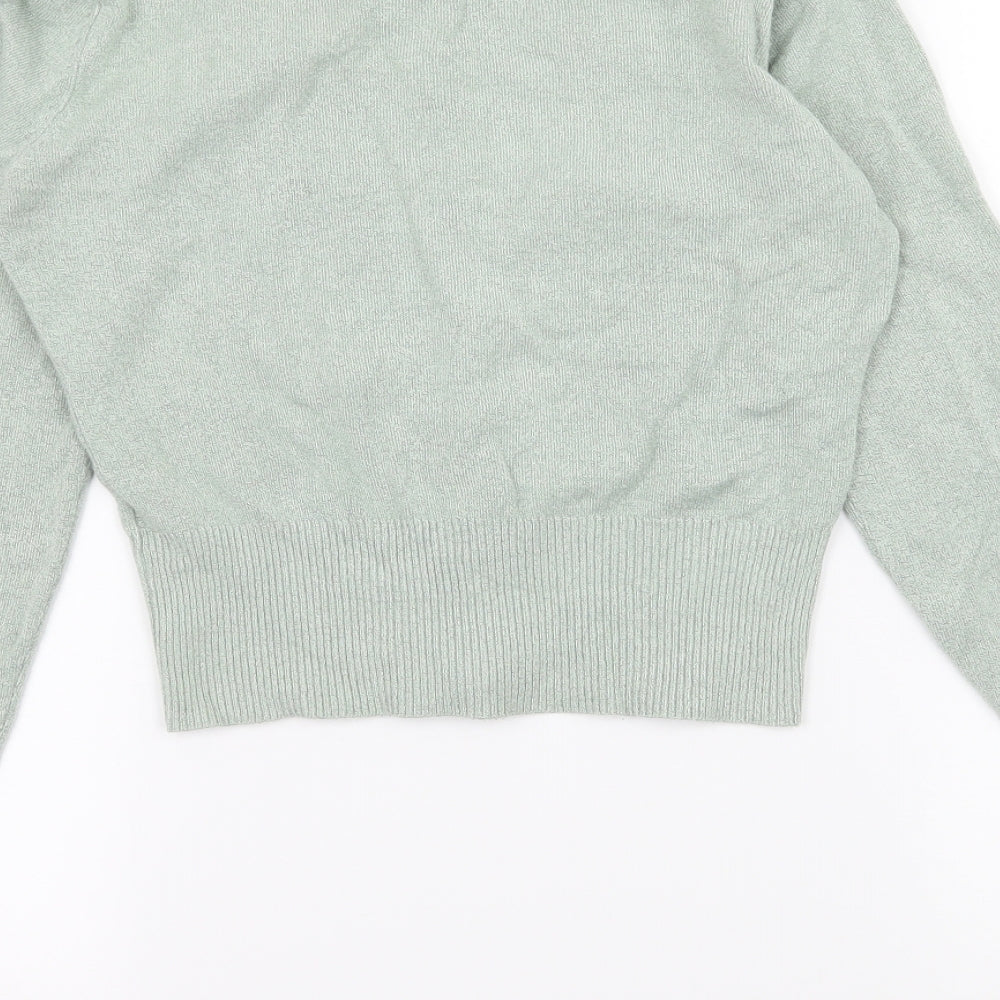 Hell Bunny Womens Green  Knit Cardigan Jumper Size S