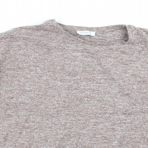 Papaya Womens Pink  Jersey Pullover Sweatshirt Size 18