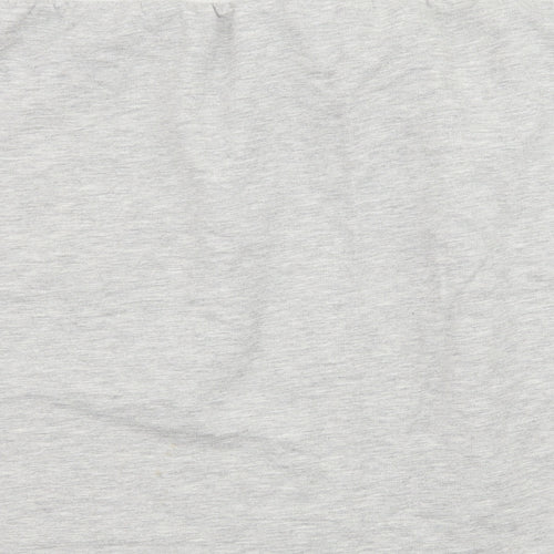 Womens Womens Grey  Jersey Mini Skirt Size XL