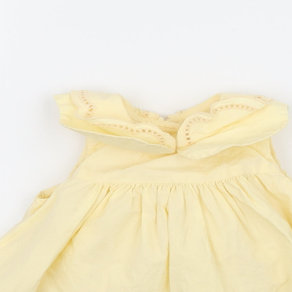 Matalan Baby Yellow   A-Line  Size 0-3 Months