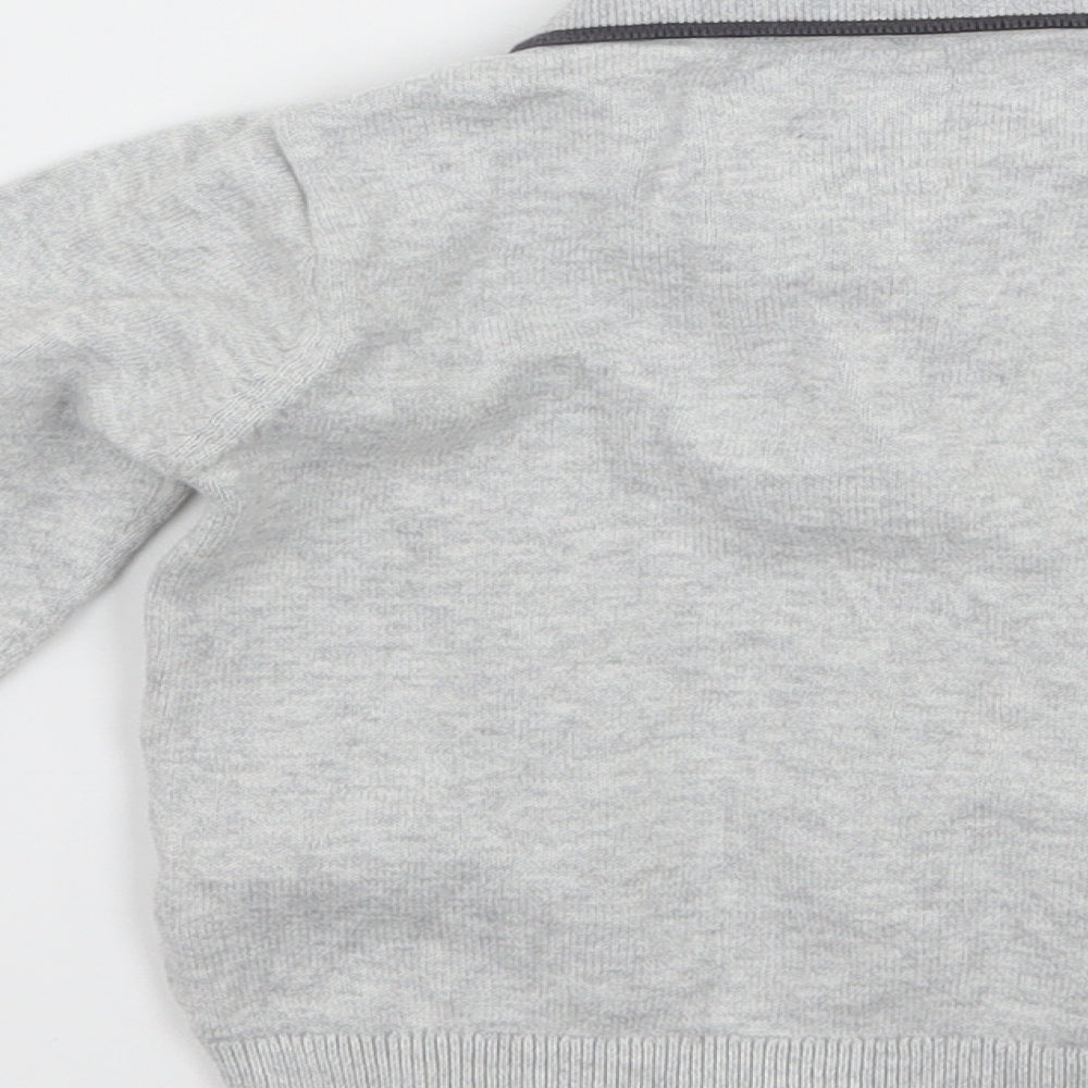F&F Boys Grey  Knit Pullover Jumper Size 18-24 Months