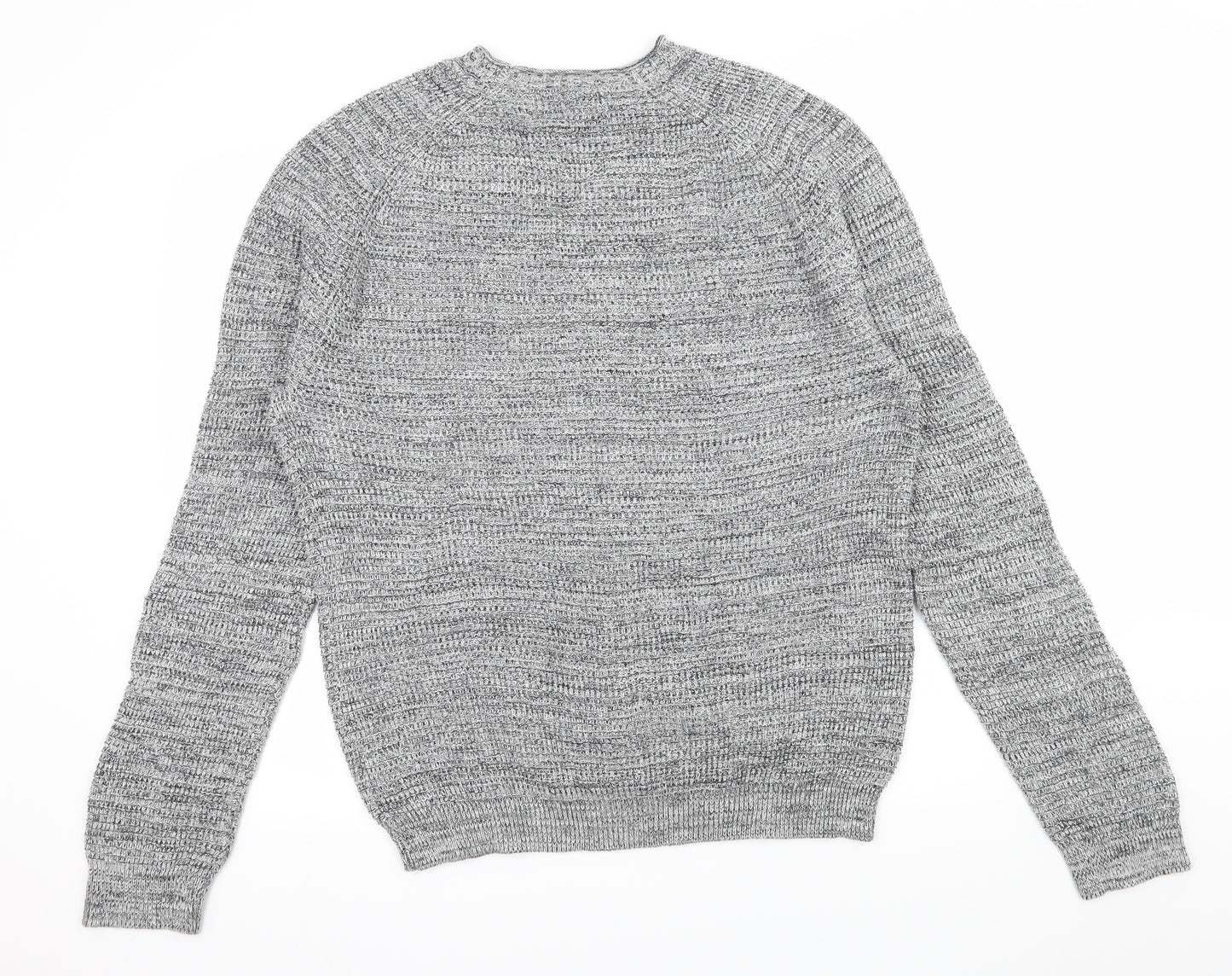 Red Herring Mens Grey  Knit Pullover Jumper Size XL