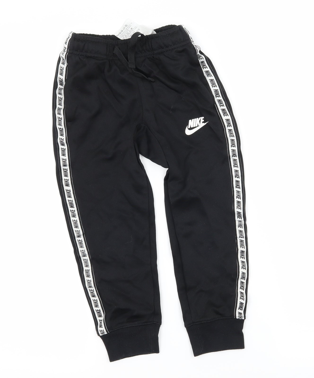 Nike Boys Black  Jersey Jogger Trousers Size 4-5 Years