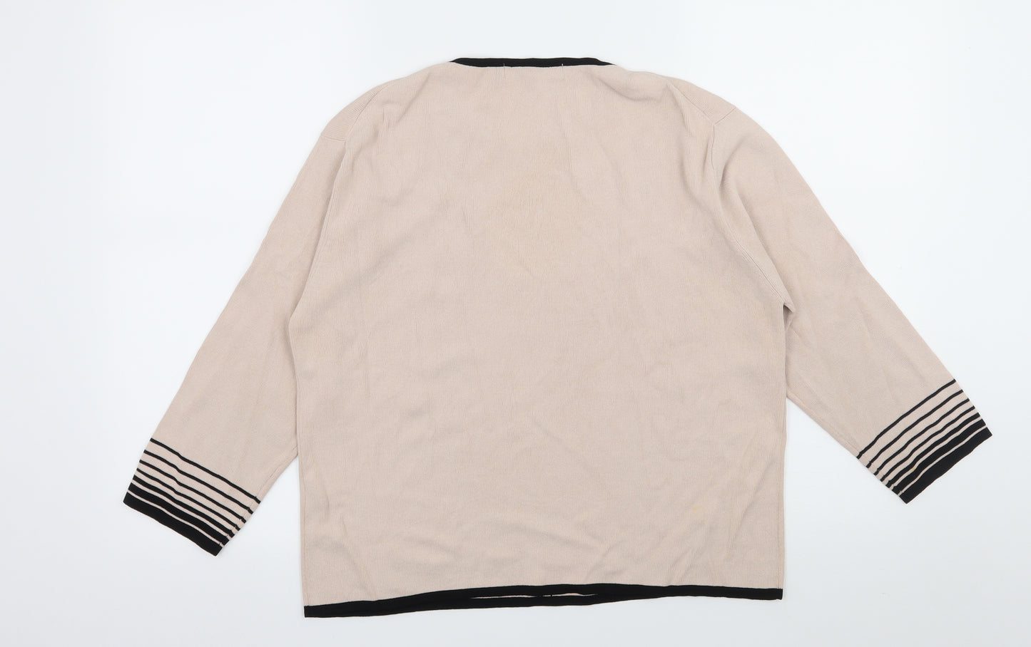 Viz-A-Viz Womens Pink  Knit Pullover Jumper Size 18