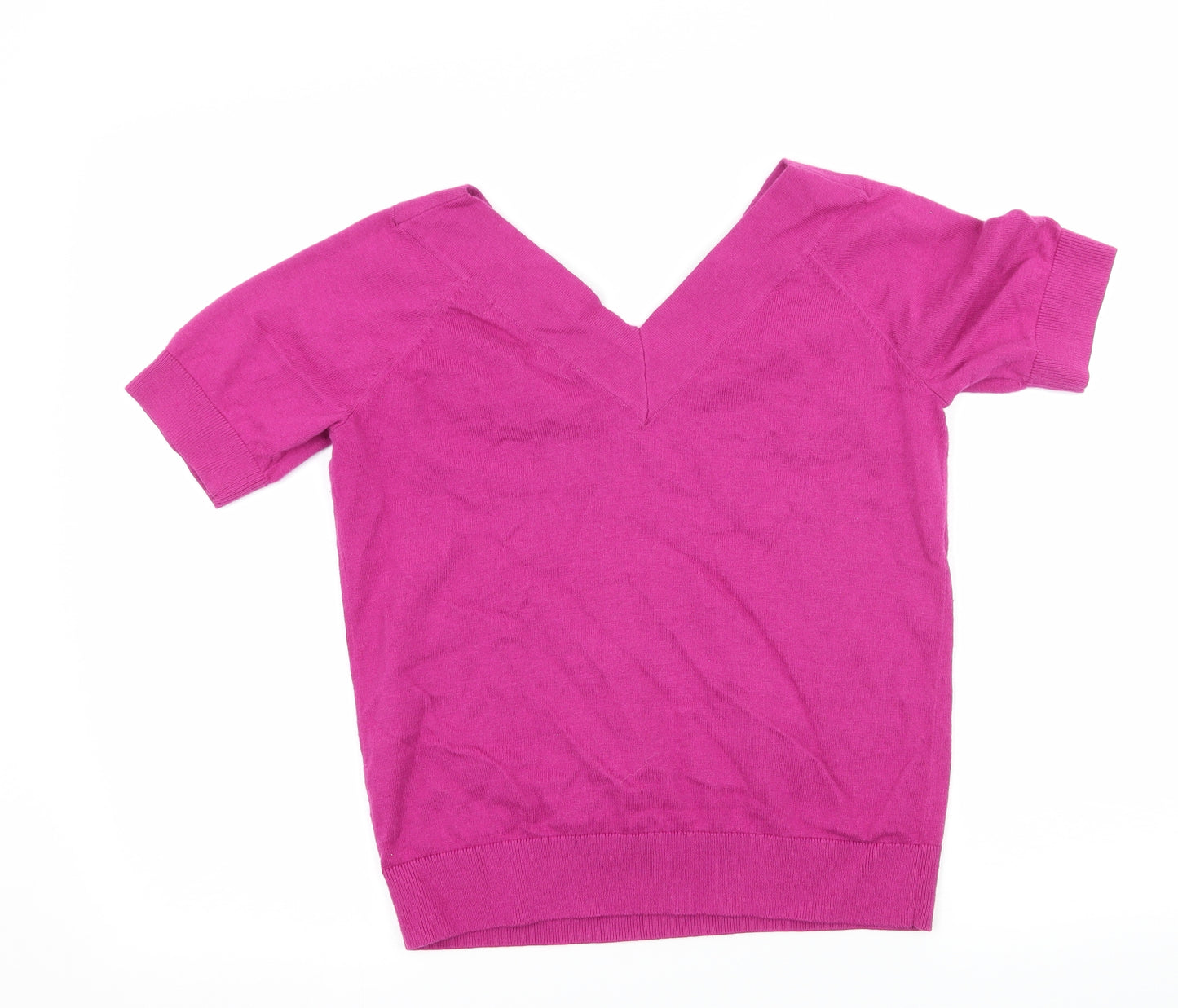 TU Womens Purple  Knit Pullover Jumper Size 12