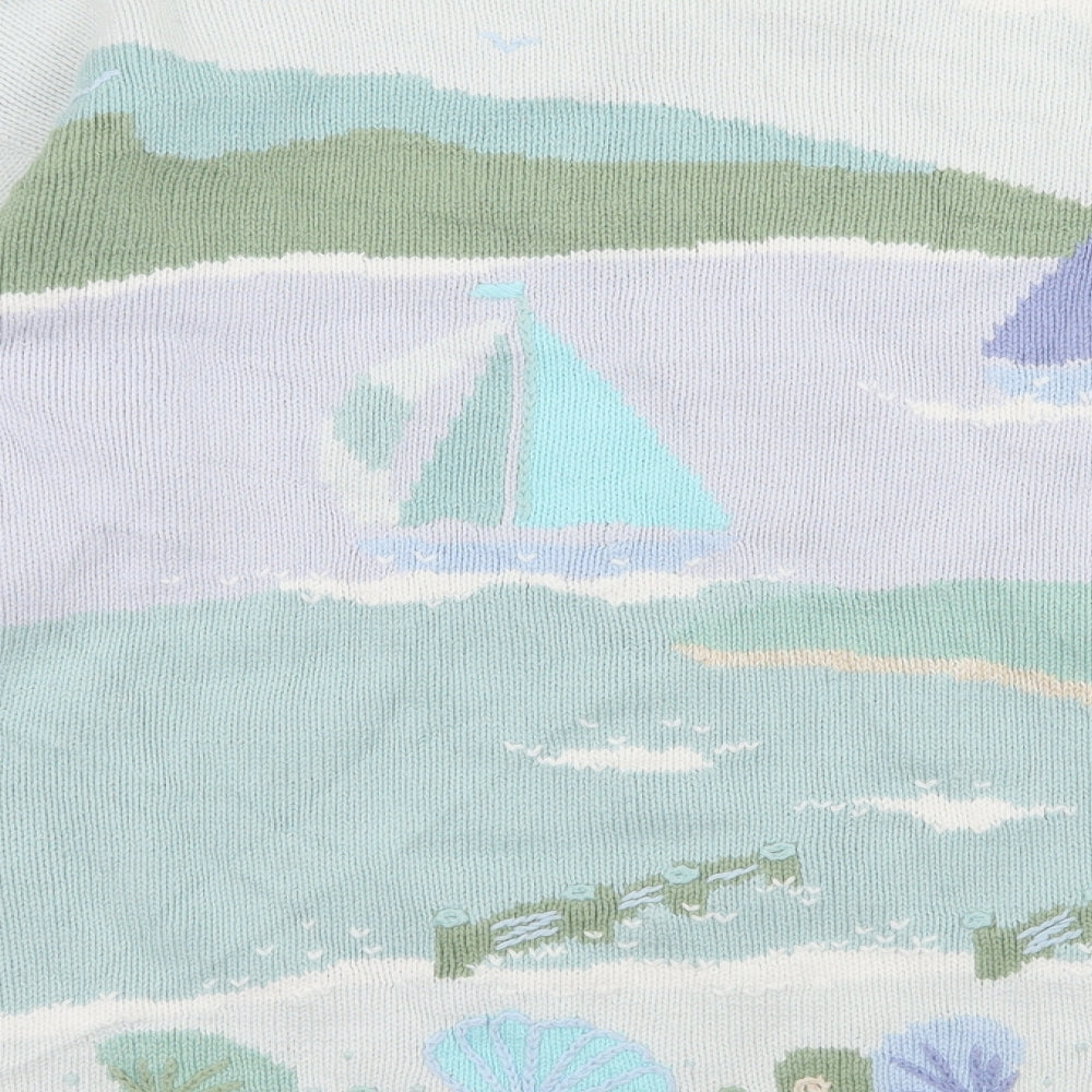 Jumper Womens Blue  Knit Pullover Jumper Size M  - Boat