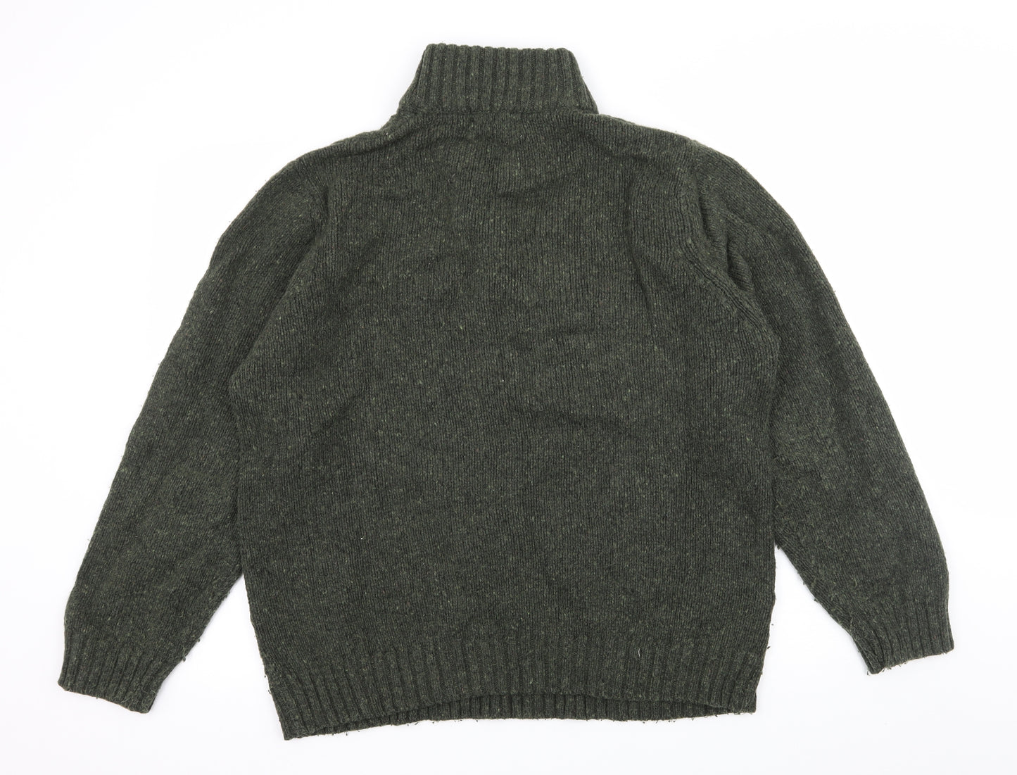 John Lewis Mens Green  Knit Pullover Jumper Size XL