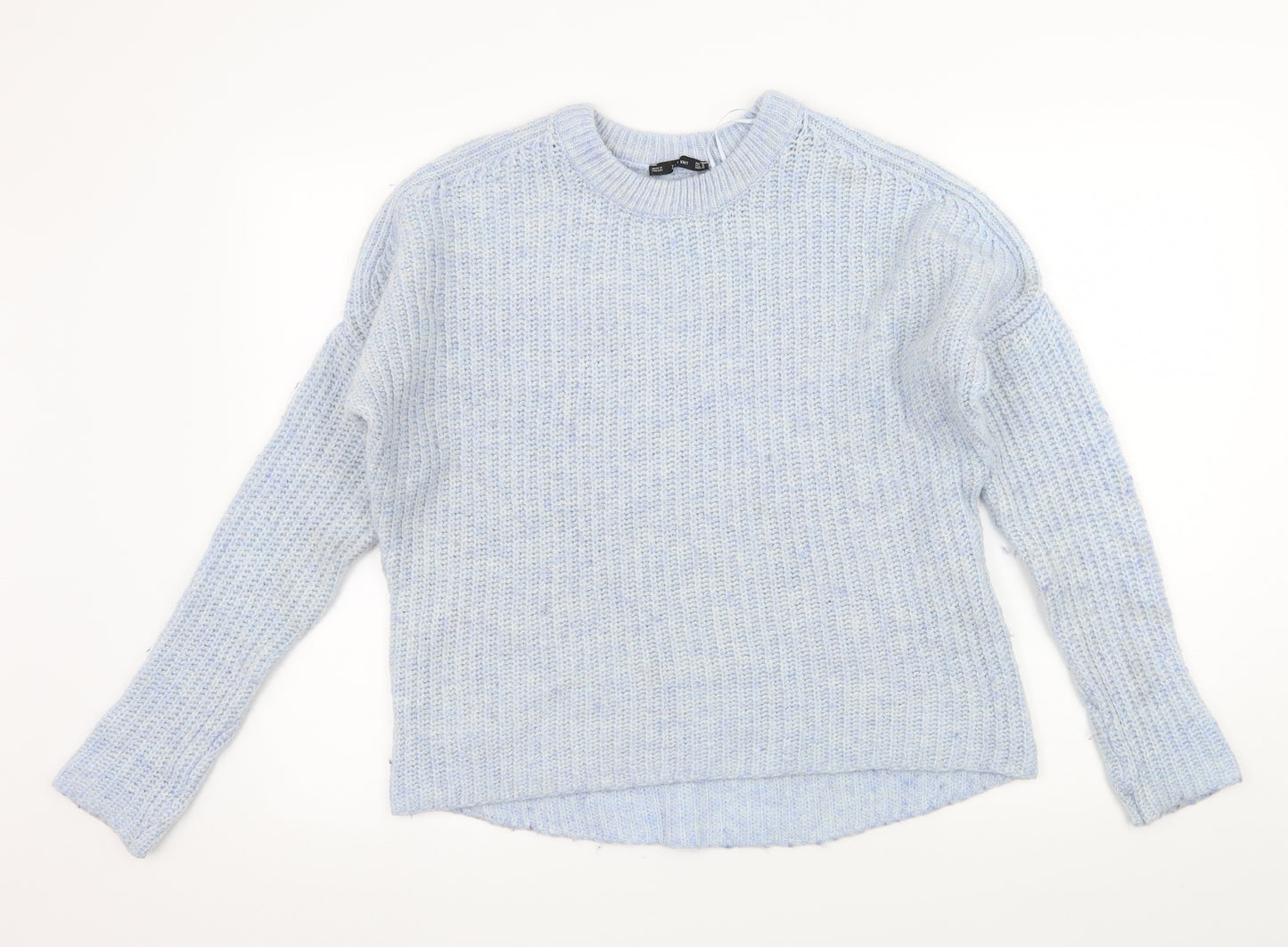 Zara Womens Blue  Knit Pullover Jumper Size M