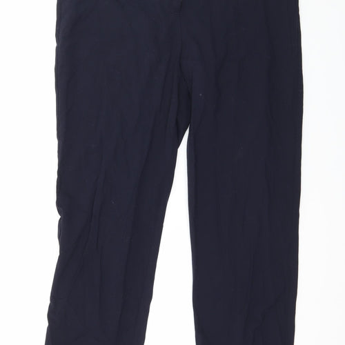 Cotton Traders Womens Blue   Trousers  Size 12 L29 in