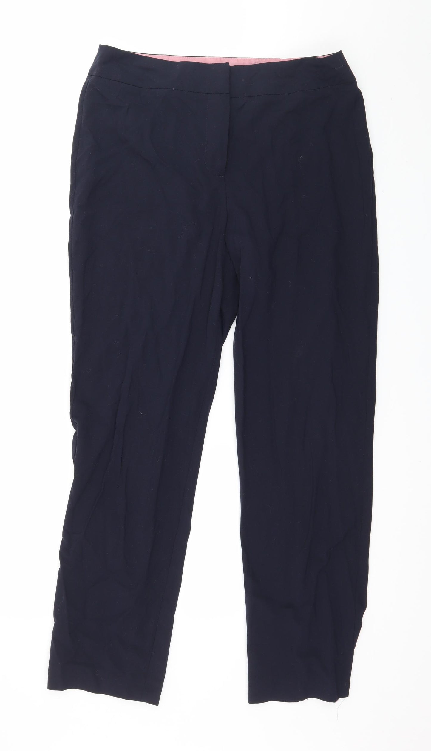 Cotton Traders Womens Blue   Trousers  Size 12 L29 in