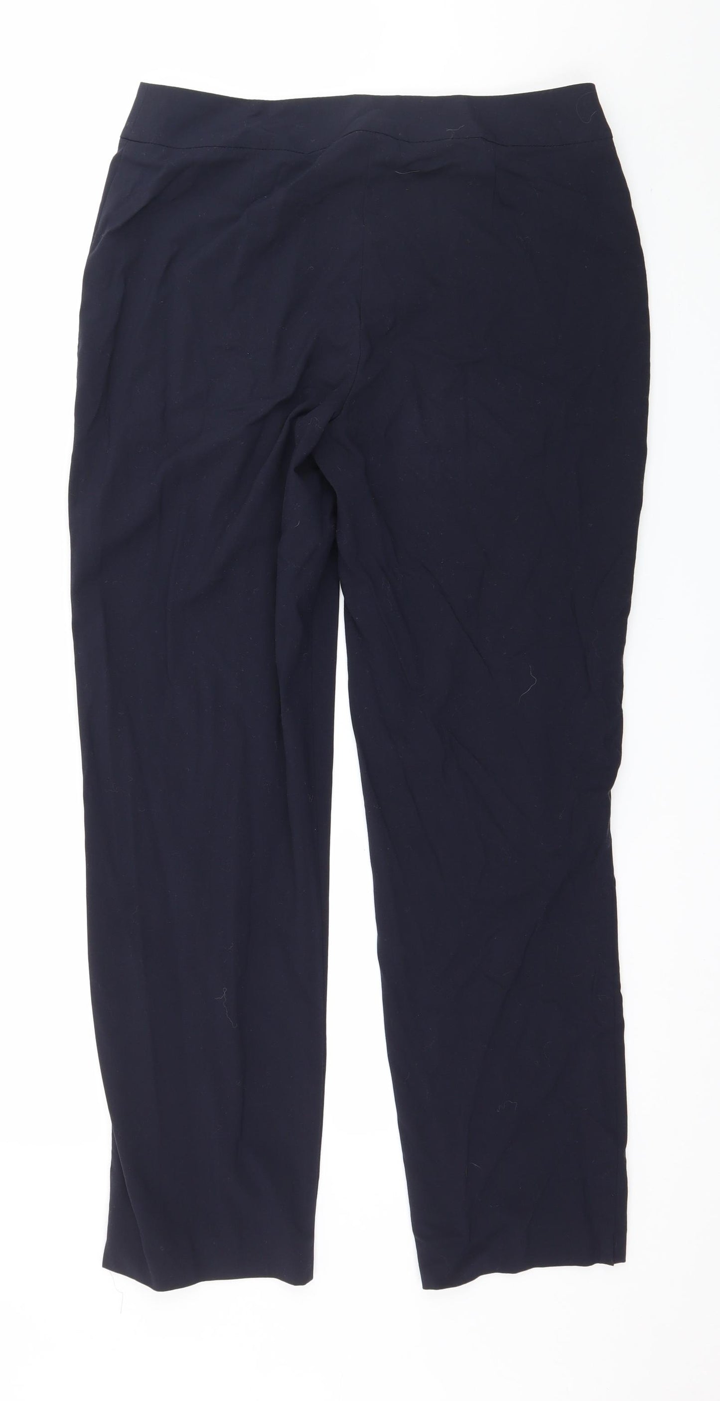 Cotton Traders Womens Blue   Trousers  Size 12 L29 in