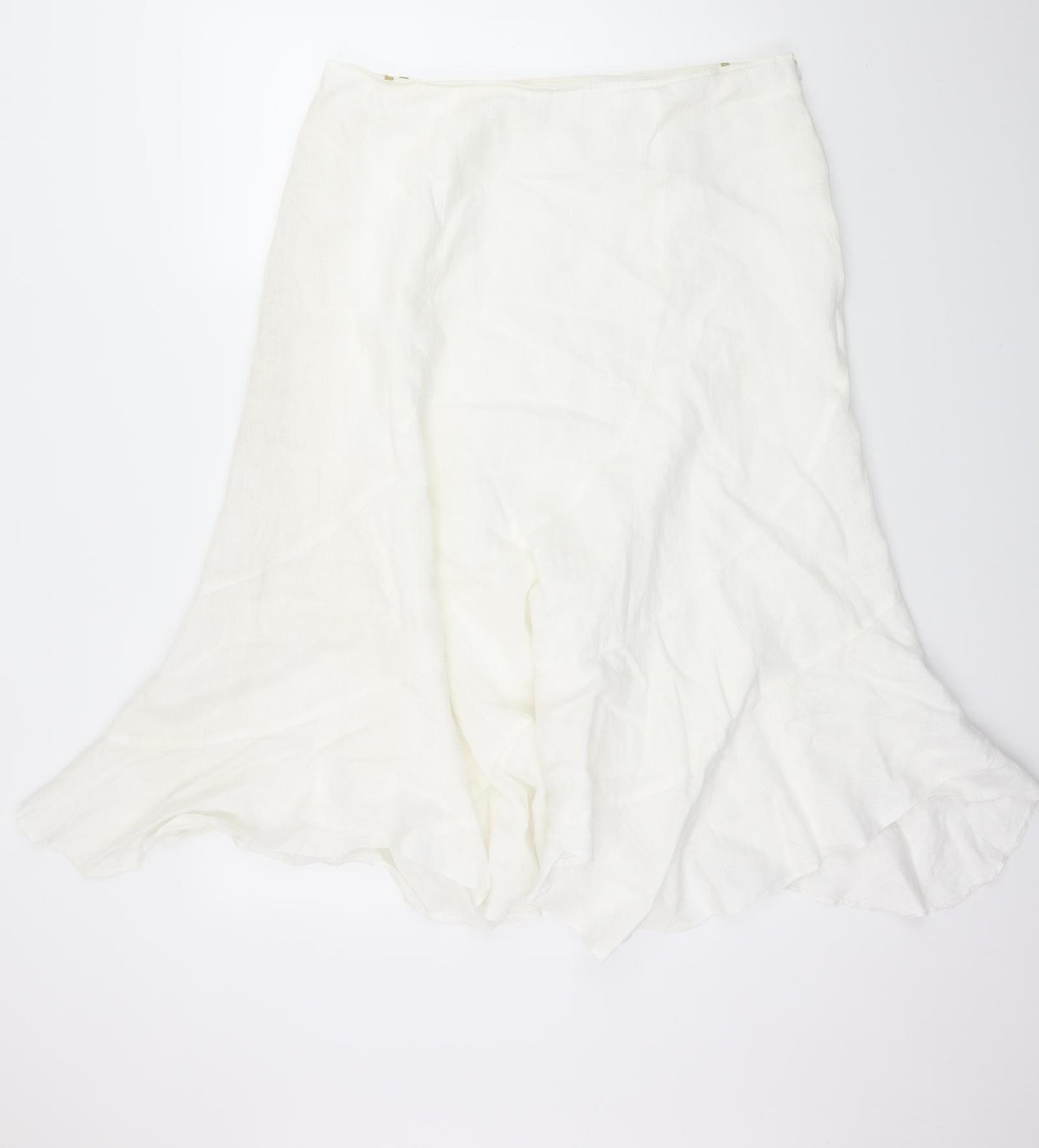 Eife Womens White   Flare Skirt Size 18