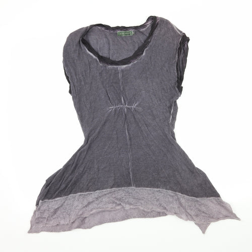 Mint Velvet Womens Purple  Knit Basic T-Shirt Size 12