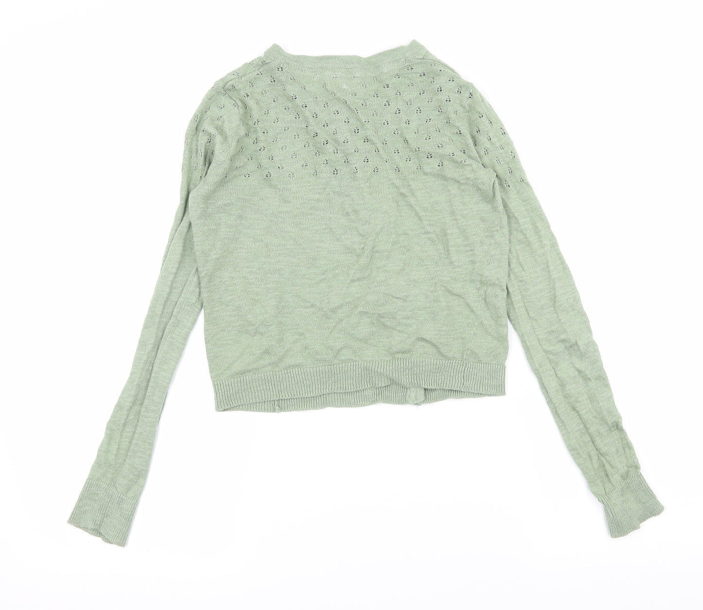 NEXT Girls Green  Knit Cardigan Jumper Size 9 Years