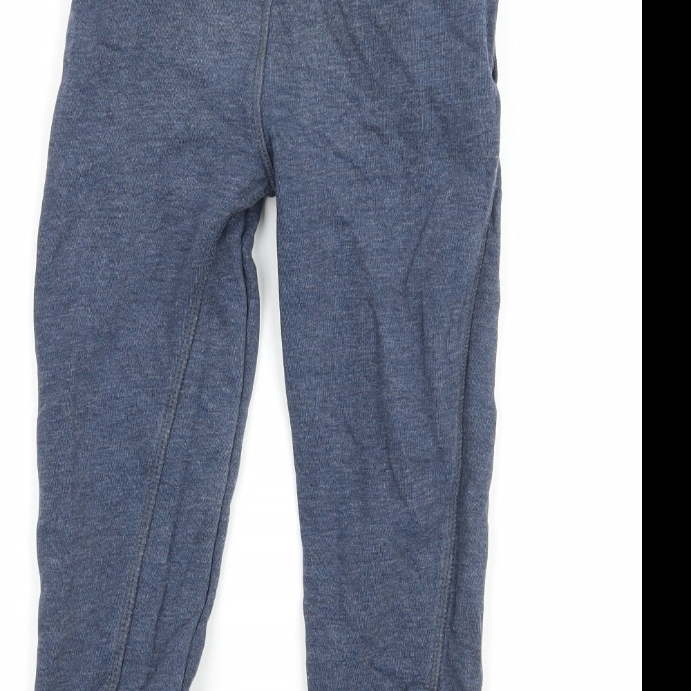 Nutmeg Boys Blue  Jersey Jogger Trousers Size 4-5 Years