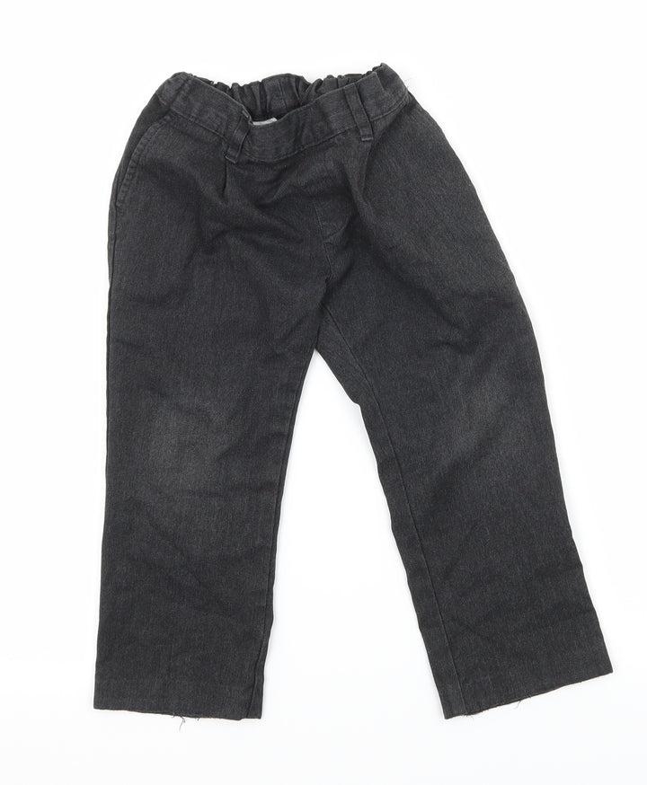 F&F Boys Grey Dress Pants Trousers Size 3-4 Years