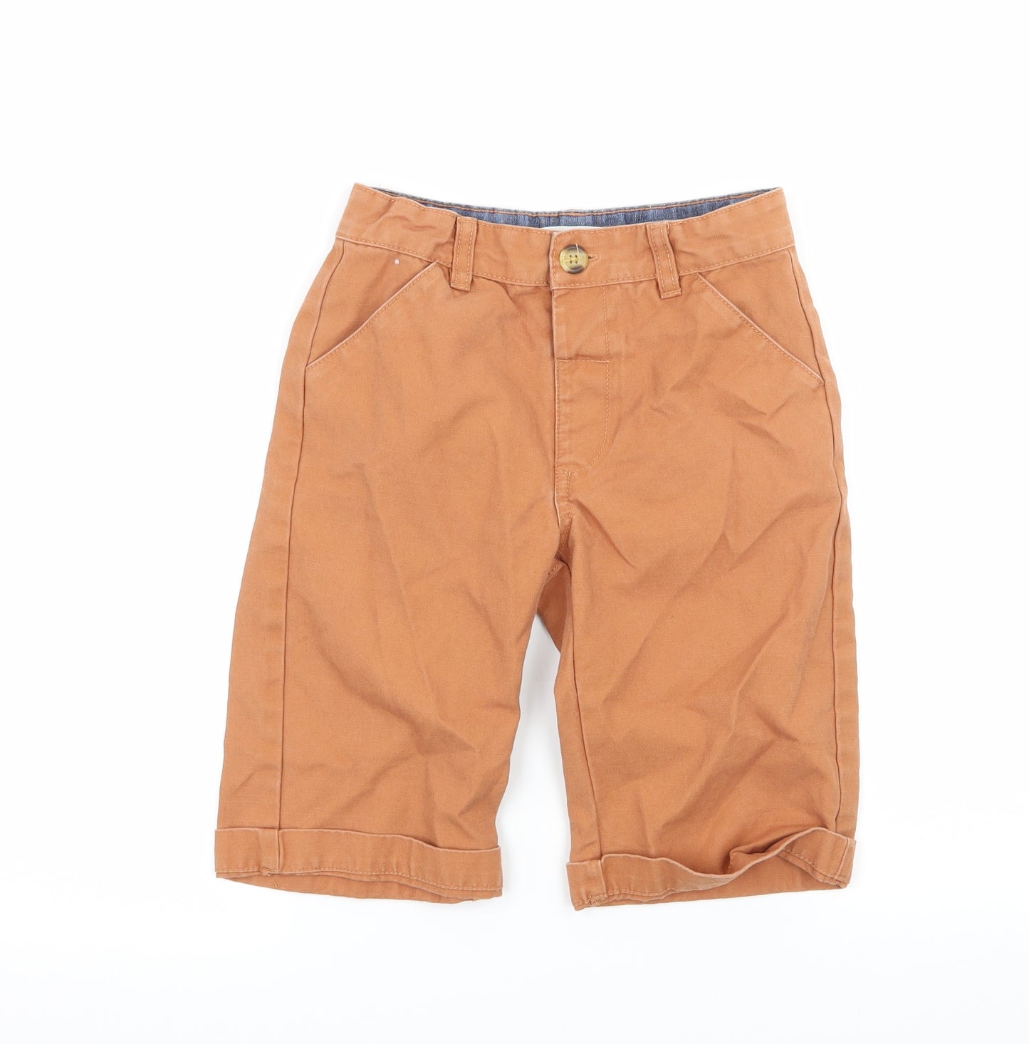 John Lewis Boys Brown   Cropped Trousers Size 6 Years