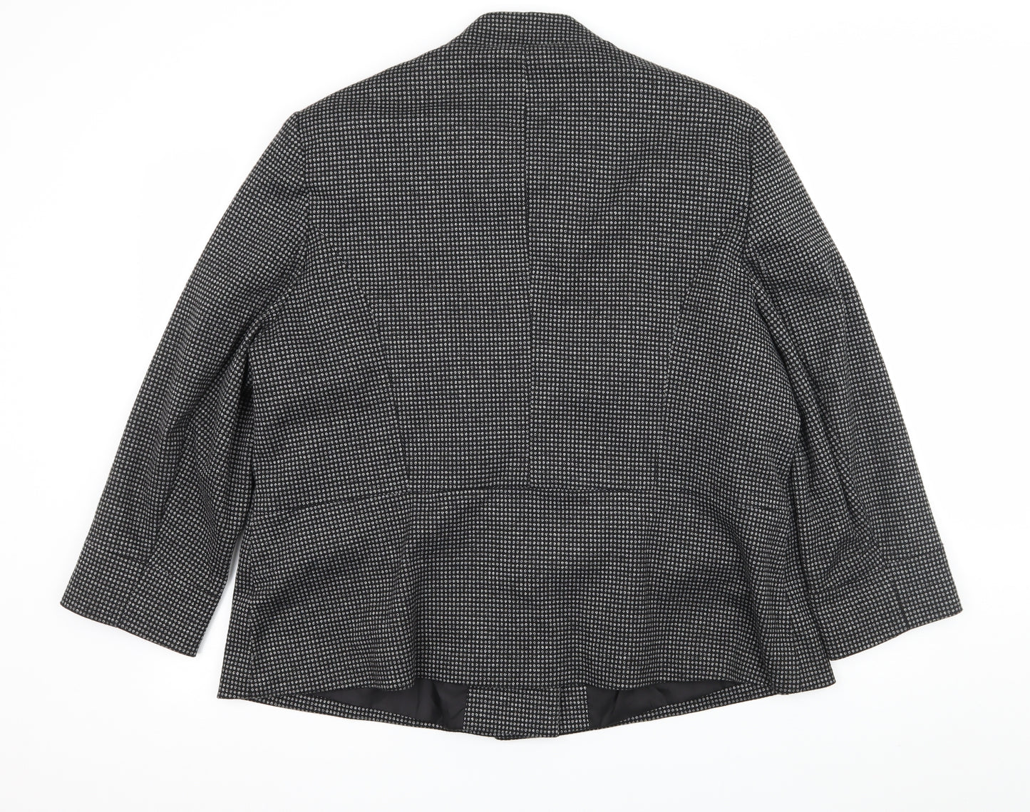 TU Womens Black Polka Dot  Jacket  Size 22