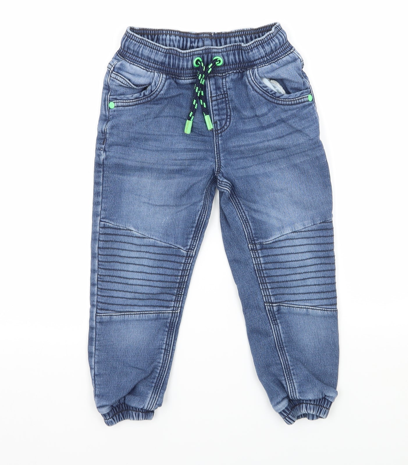 George Boys Blue  Denim Tapered Jeans Size 4-5 Years